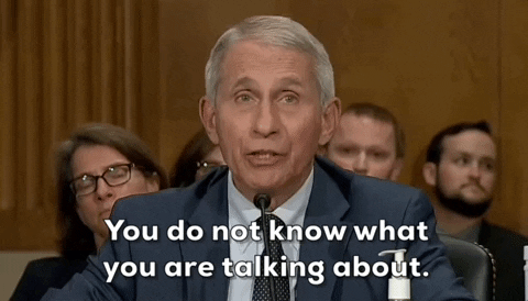 Dr. Anthony Fauci delivers a pointed statement during a congressional hearing, addressing misunderstandings in public health discussions.